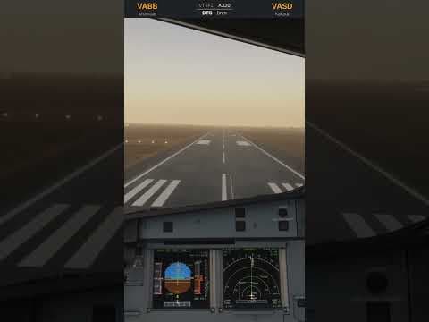 Hard Landing Shirdi, the rush to visit the temple, Landing Rwy 09 #msfs2024 #fenixa320 #shirdi